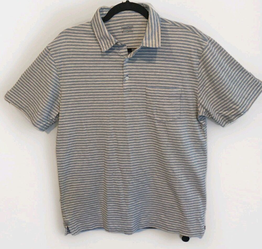 Patagonia Blue Stripe Pocket Polo Shirt Men’s Medium